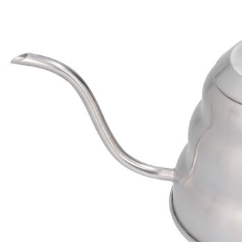 Stainless Steel Pour Over Coffee Kettle Vintage Gooseneck Spout Pot Coffee Utensils for Home Kitchen1L