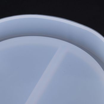 DIY Silicone Mold Oval Crystal Epoxy Resin Tea Coaster Mold for Home Kitchen Bakery