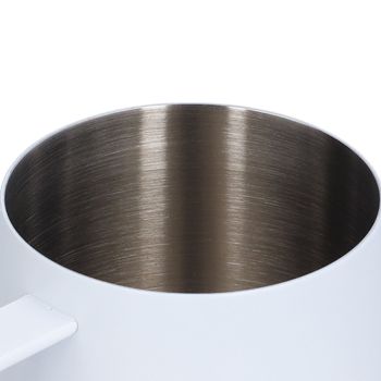Coffee Kettle Stainless Steel Mini Portable White Thin Mouth Pour Over Kettle for Travelling Camping Tea Coffee