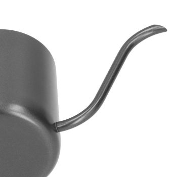 250ml Stainless Steel Hanging Ear Coffee Pot Gooseneck Spout Tea Kettle Pour Over Pot Black