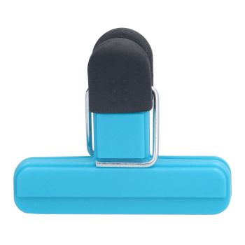 10Pcs Food Clip ABS Chip Bag Clip Good Sealing and Multifunction Non Slip Clip for Kitchen BlueSmall