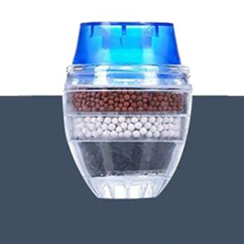 Faucet Mount Filter Blue Water Filter Multi Layer Efficient Water Saving Easy Install Filtration System for Kitchen Bathroom