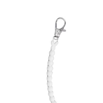Water Bottle Handle Strap Portable Reliable Multifunctional 37cm Silicone Water Bottle Sling for Outdoor White