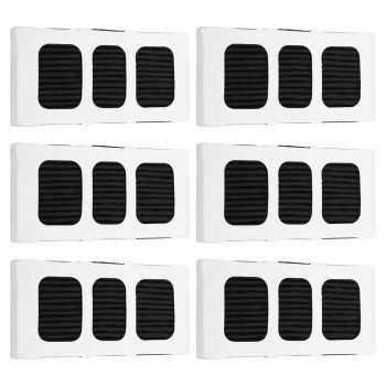 6pcs Refrigerator Air Filter Replacement Carbon Activated Filter Compatible for Frigidaire Paultra2 Refrigerator Reduce Smell