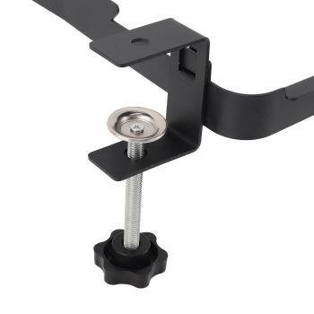 Trash Bag Holder Rack with Adjustable Clamp Hanging Stand Carbon Steel Portable Heavy Load Garbage Hook for Cabinet Camp