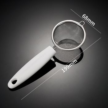 Fine Mesh Skimmer Spoon Stainless Steel Fine Mesh Food Strainer Kitchen Frying Tool for Oil Filter Skimming Grease Foam Small
