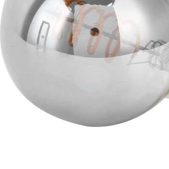 G80 LED Filament Lamp E27 Base Vintage Bulbs Decorative Light 4W 220V Warm Light Electroplating Gray