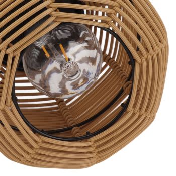 Solar Lantern Outdoor Hanging Solar Lights Waterproof Decorative Rattan Lantern for Table Patio Garden Yard Porch Tungsten