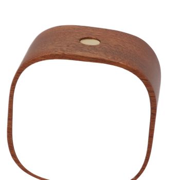 Wooden Magnetic Wall Lamp Portable Bedside Square Night Light Dimmable Wall Mounted Night Light Walnut