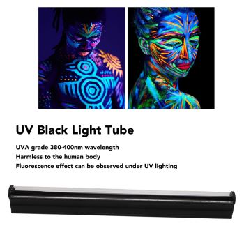 LED UV Black Light Tube UVA 380 To 400nm 29cm Length 5V USB Powered LED Blacklight Bar