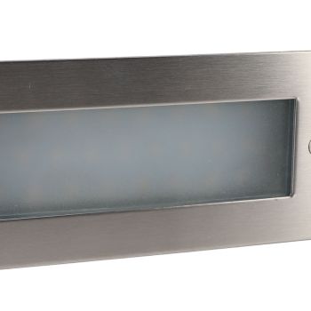 LED Step Light Indoor Outdoor Aluminum Alloy Waterproof Embedded Stair Wall Light 85 to 265V