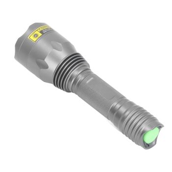 UV Flashlight Portable Aluminum Alloy Shell 365nm LED Blacklight Flashlight for Forged Documents Detecting