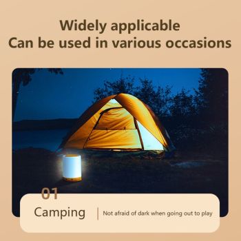 LED Touch Lamp USB Rechargeable Table Bedside Lamps Dimmable RGB Warm White Night Lights for Outdoor Living Room Bedroom Office