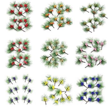 Christmas Wreath PVC Decorative Festival Wedding Decor for DIY Handmade Crafts