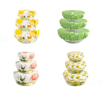 Bowl Covers Reusable Bowl Covers Elastic Food Storage Covers Bowl Covers Reusable Lids for Food Fruits Leftover