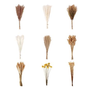 Artificial Dried Pampas Grass Plastic Simulation Reed for Wedding Home Decoration