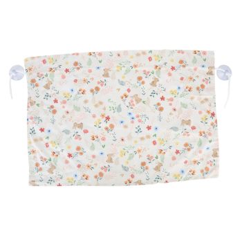 2PCS Simple Style Sunshade Curtain Adjustable Car Side Window Curtain Cute Car Curtain with Suction CupType 1