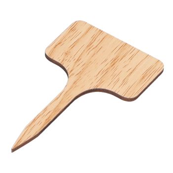 50PCS Bamboo Plant Labels T Type Wooden Plant Sign for Seed Potted Herbs Flowers Vegetables