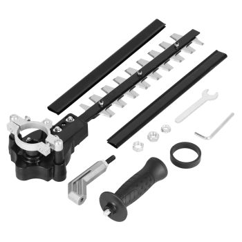 Dual Blades Hedge Trimmer Garden Handheld Electric Hedge Trimming Machine for M14 M10 Angle Grinder