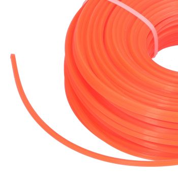 String Trimmer Replacement Line High Flexibility Easily Install Use Wear Resistant Mowing Nylon Trimmer Rope for MowersRed 2.7 Quadrate