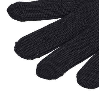 2 Pairs Cut Resistant Gloves Level 5 Protection Scratch Proof Steel Wire Garden Working Gloves for Mechanical