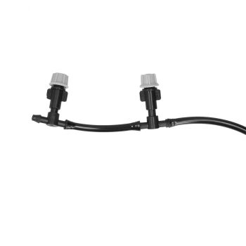 Irrigation Kit 10m Hose Watering Sprinkler Punch Free Automatic Atomizing Nozzle Garden Irrigation Set