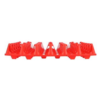 5PCS Plastic Egg Flats 30 Cell Egg Crates Holder Tray for Storage Transportation Home Farm SuppliesRed