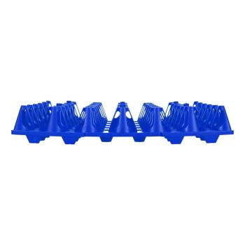 5PCS Plastic Egg Flats 30 Cell Egg Crates Holder Tray for Storage Transportation Home Farm SuppliesBlue