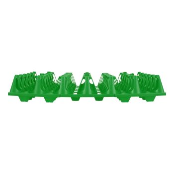 5PCS Plastic Egg Flats 30 Cell Egg Crates Holder Tray for Storage Transportation Home Farm SuppliesGreen