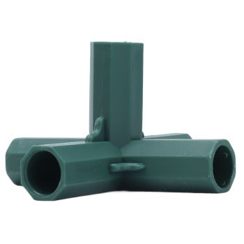 8PCS Plant Support Joint 5 Way Garden Stake Joint Plastic Plant Stake Connector for Greenhouse