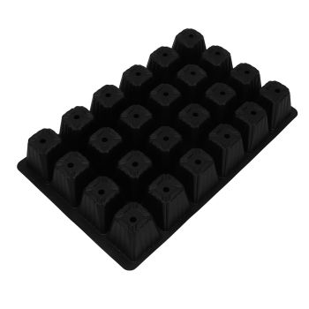 3Set 24 Hole Plant Growing Tray Propagation Tray Breathable Seedling Plate Garden Nursery Tray