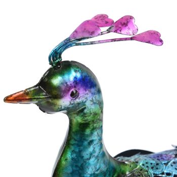 Outdoor Solar Light Vivid Peacock Sculpture Light Garden Decoration Light for Courtyard Lawn60x37 cm / 23.6x14.6 in
