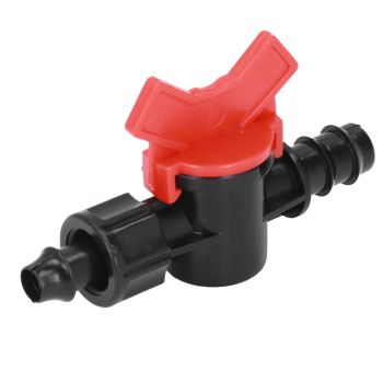 10Pcs Barbed Ball Valve 5/8inch Adjustable Prevent Leakage Drip Irrigation Switch Valve for Irrigation