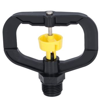 12pcs Rotating Irrigation Sprinkler Plastic Spray Nozzle with G1/2 Male Thread for Garden Yard Lawn