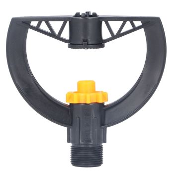 6pcs Irrigation Sprinkler Nozzle G3/4 Male Thread Plastic Black for Agricultural Base Greenhouse