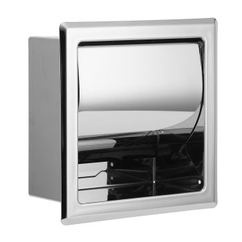 Mirror Surface Toilet Paper Holder Stainless Steel Paper Towel Rack Toilet Tissue Rack for Home Hotel Bathroom