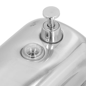 Soap Dispenser Manual Wall Mounted Stainless Steel Shower Gel Shampoo Hand Soap Dispenser 500ml