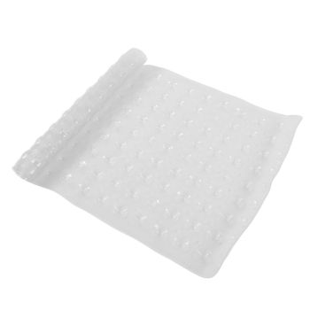 Bath Mat Mat PVC Anti Slip Mat for Bathroom Kitchen Hotel Toilet Shower Room 100x40cmTransparent