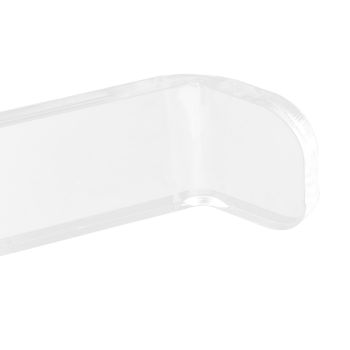 Toilet Paper Holder No Drilling Acrylic Transparent Wall Mount Toilet Paper Roll Holder for Bathroom Kitchen