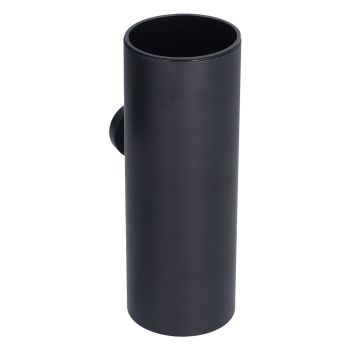 Toilet Brush with Holder Stainless Steel Long Handle Toilet Bowl Brush Soft Toilet Brush Toilet Cleaning Brush SetBlack