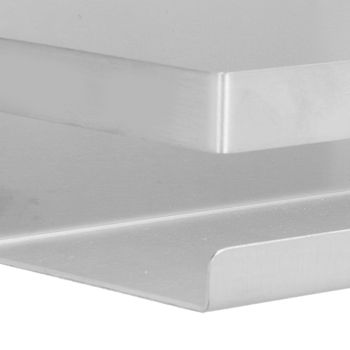 Stainless Steel Shower Rack Waterproof Anti Rust No Drilling Wall Mounted Shower Shelf with Brushed Finish