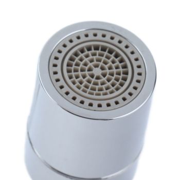720° Rotatable Sink Faucet Aerator Sprayer Head with 2 Water Outlet Modes 4 Layers Net FilterM24 Male Thread