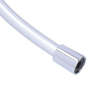PVC Shower Hose 1.5m Shower Head Hose Water Heater Hose Smooth Explosion Proof Silver for Bathroom