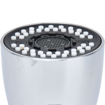 Faucet Spray Head G1/2 Brushed Silver 3 Functions Pull Down Sprayer Nozzle for Kitchen01 Type