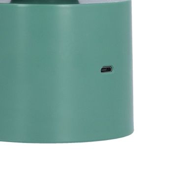 Mini Fan Cactus Shape Shaking Head Low Noise USB Charging Office Student Desktop Fan for Home Office