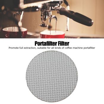 Coffee Portafilter Screen Reusable 316 Stainless Steel Puck Screen Filter Accessory 100μm Filter Fineness51mm / 2.0in