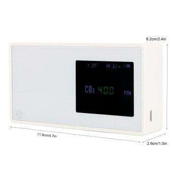 Carbon Dioxide Detector USB Digital Intelligent Infrared Induction CO2 Tester Home Air Quality Monitor
