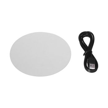 Motorized Rotating Display Stand 138mm Electric Rotating Turntable 3 Speed Adjustable USB Powered Jewelry Display BracketBlack