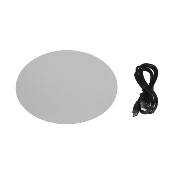 Motorized Rotating Display Stand 138mm Electric Rotating Turntable 3 Speed Adjustable USB Powered Jewelry Display BracketWhite