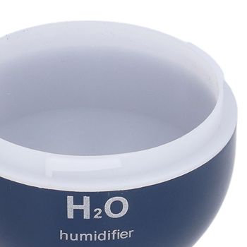 Household Ball Shaped Humidifier Colorful RGB Light Humidifier Mini Water Replenishing Air HumidifierBlue